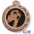 cod. 23.280.32.G1B - Conf. 100 medaglie mm 32 calcio 3