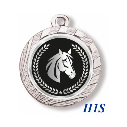 cod. 23.280.32.H1S - Conf. 100 medaglie mm 32 cavallo