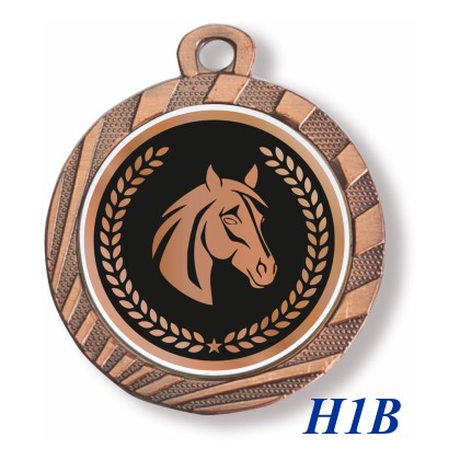 cod. 23.280.32.H1B - Conf. 100 medaglie mm 32 cavallo
