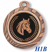 cod. 23.280.32.H1B - Conf. 100 medaglie mm 32 cavallo