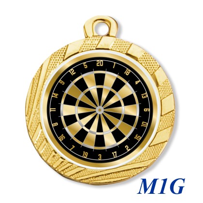 cod. 23.280.32.M1G - Conf. 100 medaglie mm 32 freccette