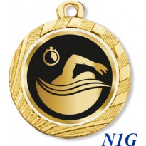 cod. 23.280.32.N1G - Conf. 100 medaglie mm 32 nuoto
