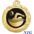 cod. 23.280.32.N1G - Conf. 100 medaglie mm 32 nuoto