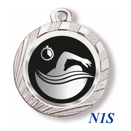 cod. 23.280.32.N1S - Conf. 100 medaglie mm 32 nuoto