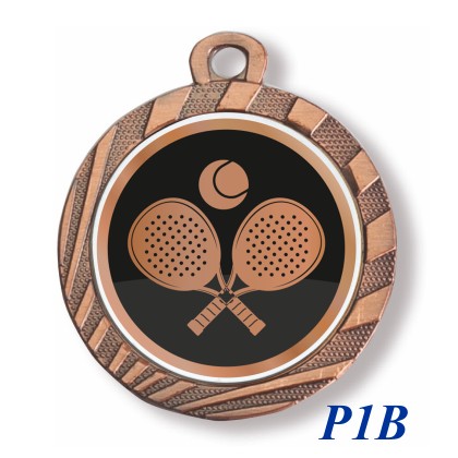 cod. 23.280.32.P1B - Conf. 100 medaglie mm 32 padel