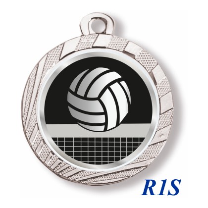 cod. 23.280.32.R1S - Conf. 100 medaglie mm 32 pallavolo