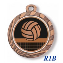 cod. 23.280.32.R1B - Conf. 100 medaglie mm 32 pallavolo