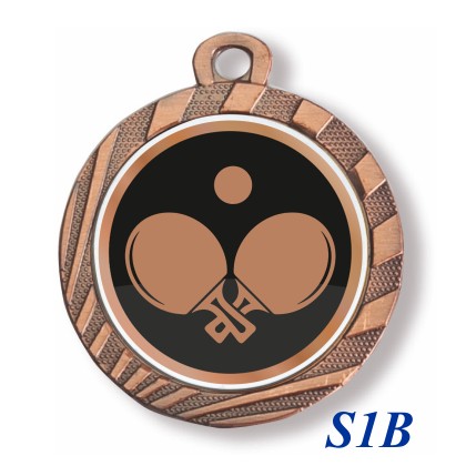 cod. 23.280.32.S1B - Conf. 100 medaglie mm 32 ping pong