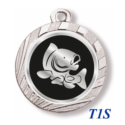 cod. 23.280.32.T1S - Conf. 100 medaglie mm 32 pesca