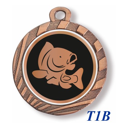 cod. 23.280.32.T1B - Conf. 100 medaglie mm 32 pesca