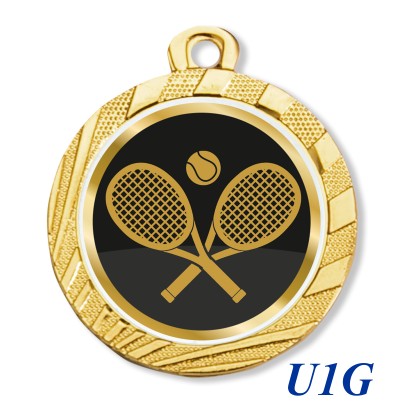 cod. 23.280.32.U1G - Conf. 100 medaglie mm 32 tennis
