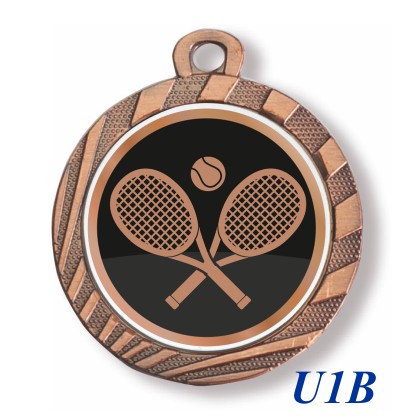 cod. 23.280.32.U1B - Conf. 100 medaglie mm 32 tennis