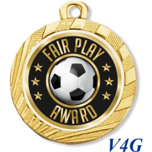cod. 23.280.32.V4G - Conf. 100 medaglie mm 32 fair play