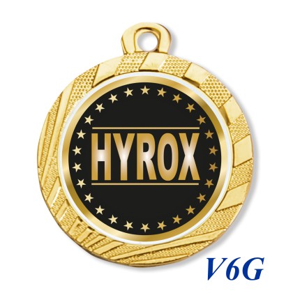 cod. 23.280.32.V6G - Conf. 100 medaglie mm 32 hyrox