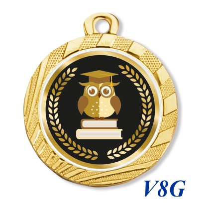 cod. 23.280.32.V8G - Conf. 100 medaglie mm 32 studio