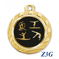 cod. 23.280.32.Z3G - Conf. 100 medaglie mm 32 palestra 2