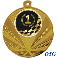 cod. 23.285.50.D5G - Conf. 100 medaglie mm 50 racing n. 1