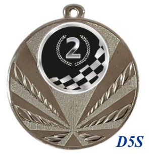 cod. 23.285.50.D5S - Conf. 100 medaglie mm 50 racing n. 2