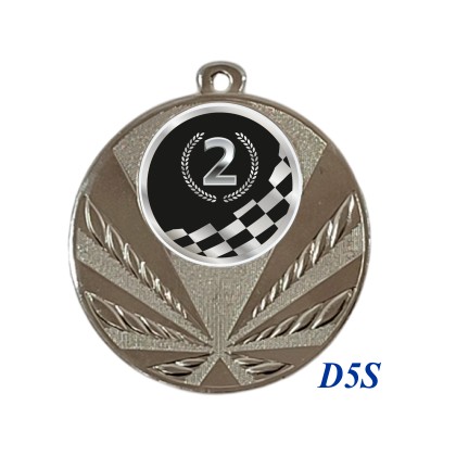 cod. 23.285.50.D5S - Conf. 100 medaglie mm 50 racing n. 2