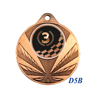 cod. 23.285.50.D5B - Conf. 100 medaglie mm 50 racing n. 3