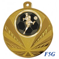 cod. 23.285.50.F5G - Conf. 100 medaglie mm 50 calcio 2