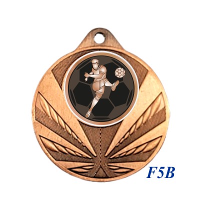 cod. 23.285.50.F5B - Conf. 100 medaglie mm 50 calcio 2