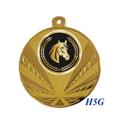 cod. 23.285.50.H5G - Conf. 100 medaglie mm 50 cavallo