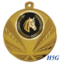 cod. 23.285.50.H5G - Conf. 100 medaglie mm 50 cavallo