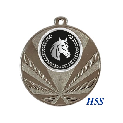 cod. 23.285.50.H5S - Conf. 100 medaglie mm 50 cavallo