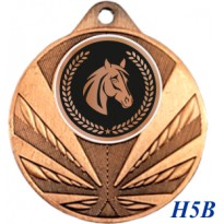 cod. 23.285.50.H5B - Conf. 100 medaglie mm 50 cavallo