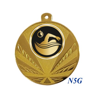 cod. 23.285.50.N5G - Conf. 100 medaglie mm 50 nuoto