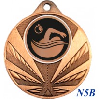 cod. 23.285.50.N5B - Conf. 100 medaglie mm 50 nuoto