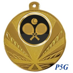 cod. 23.285.50.P5G - Conf. 100 medaglie mm 50 padel