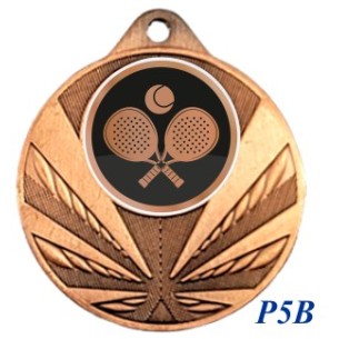 cod. 23.285.50.P5B - Conf. 100 medaglie mm 50 padel