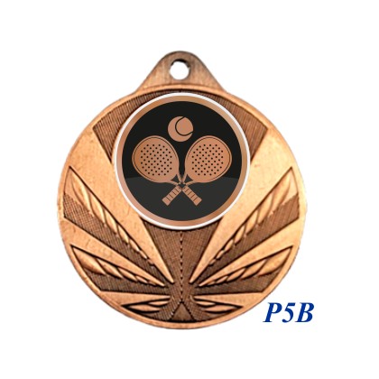 cod. 23.285.50.P5B - Conf. 100 medaglie mm 50 padel