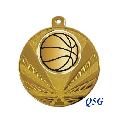 cod. 23.285.50.Q5G - Conf. 100 medaglie mm 50 pallacanestro