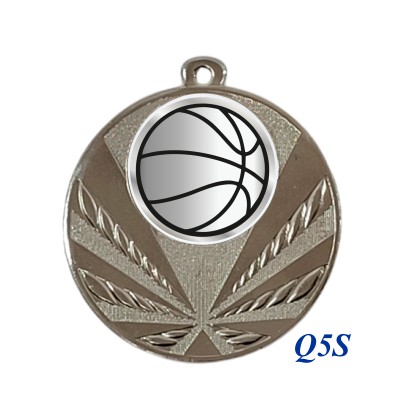 cod. 23.285.50.Q5S - Conf. 100 medaglie mm 50 pallacanestro