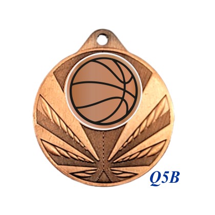 cod. 23.285.50.Q5B - Conf. 100 medaglie mm 50 pallacanestro