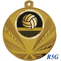 cod. 23.285.50.R5G - Conf. 100 medaglie mm 50 pallavolo