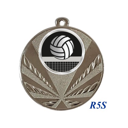 cod. 23.285.50.R5S - Conf. 100 medaglie mm 50 pallavolo