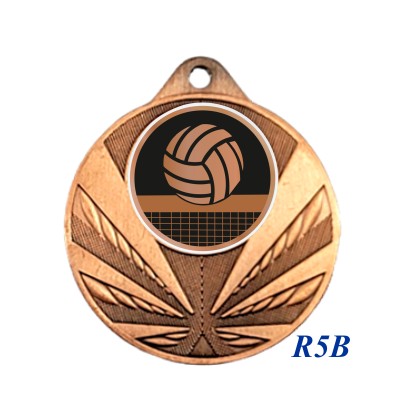 cod. 23.285.50.R5B - Conf. 100 medaglie mm 50 pallavolo