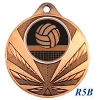 cod. 23.285.50.R5B - Conf. 100 medaglie mm 50 pallavolo