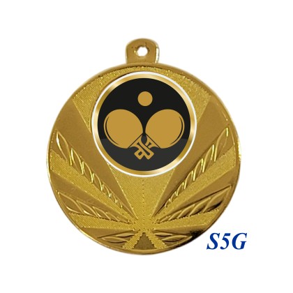 cod. 23.285.50.S5G - Conf. 100 medaglie mm 50 ping pong