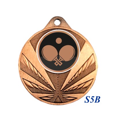 cod. 23.285.50.S5B - Conf. 100 medaglie mm 50 ping pong