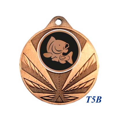 cod. 23.285.50.T5B - Conf. 100 medaglie mm 50 pesca