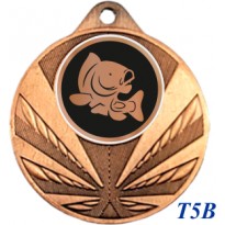 cod. 23.285.50.T5B - Conf. 100 medaglie mm 50 pesca