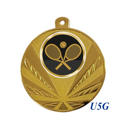 cod. 23.285.50.U5G - Conf. 100 medaglie mm 50 tennis