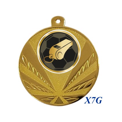 cod. 23.285.50.X7G - Conf. 100 medaglie mm 50 arbitro