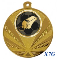 cod. 23.285.50.X7G - Conf. 100 medaglie mm 50 arbitro