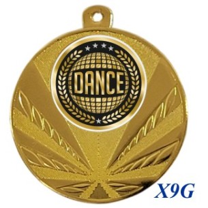cod. 23.285.50.X9G - Conf. 100 medaglie mm 50 dance